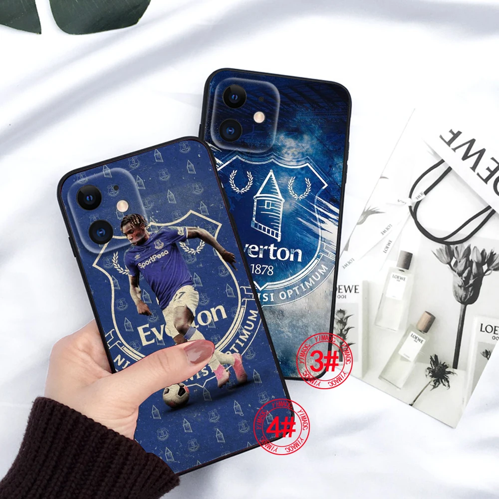 61ih Everton Soft Case Voor Samsung J2 Prime J4 Core J5 J6 Plus J7 Pro J8 S7 Edge S8 Note 8 9 10 Lite 20 Ultra