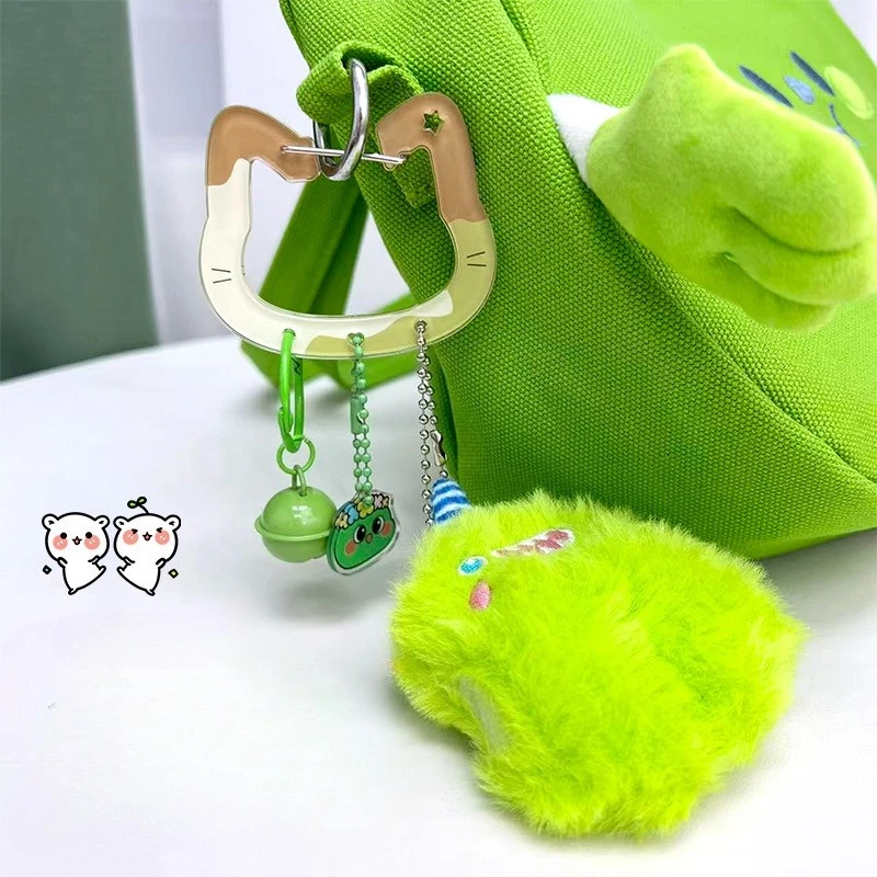 2025 Cat Carabiner Keychain Organizer Acrylic Multi-functional Cute Cartoon Kitten Hook  for Itabag Cute Storage Key Holder