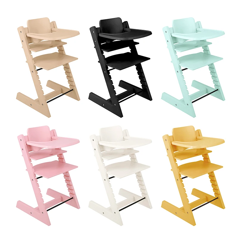 

1/6 doll house Solid Wood Dining Chair model furniture accessories mini model Children's chair/baby dining chair adjustable