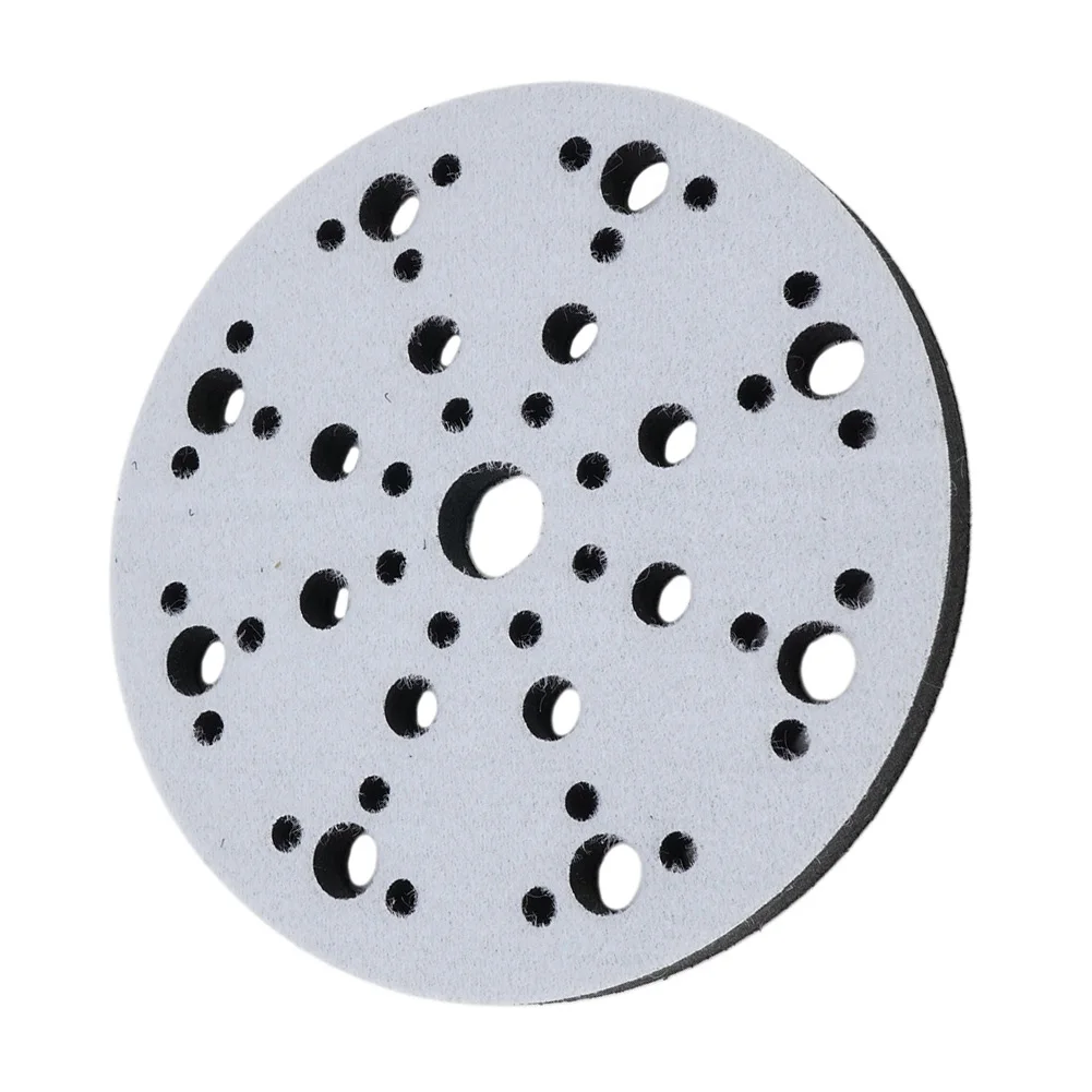Soft Polishing Pad 150mm 48 Holes Interface Pad Loop Hook Sanding Backing Pads For Sander Buffer Power Tools Accessorie