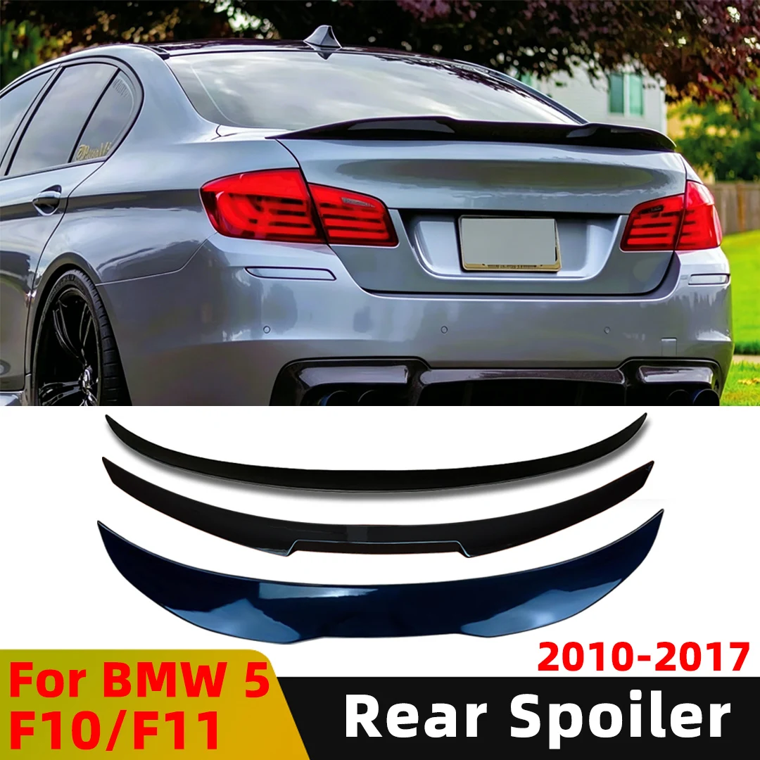 Racing Sport Rear Wing Spoiler For BMW 5 Series F10 F11 2010 2011 2012 2013 2014 2015 2016 2017 Tuning Accessories Deflector