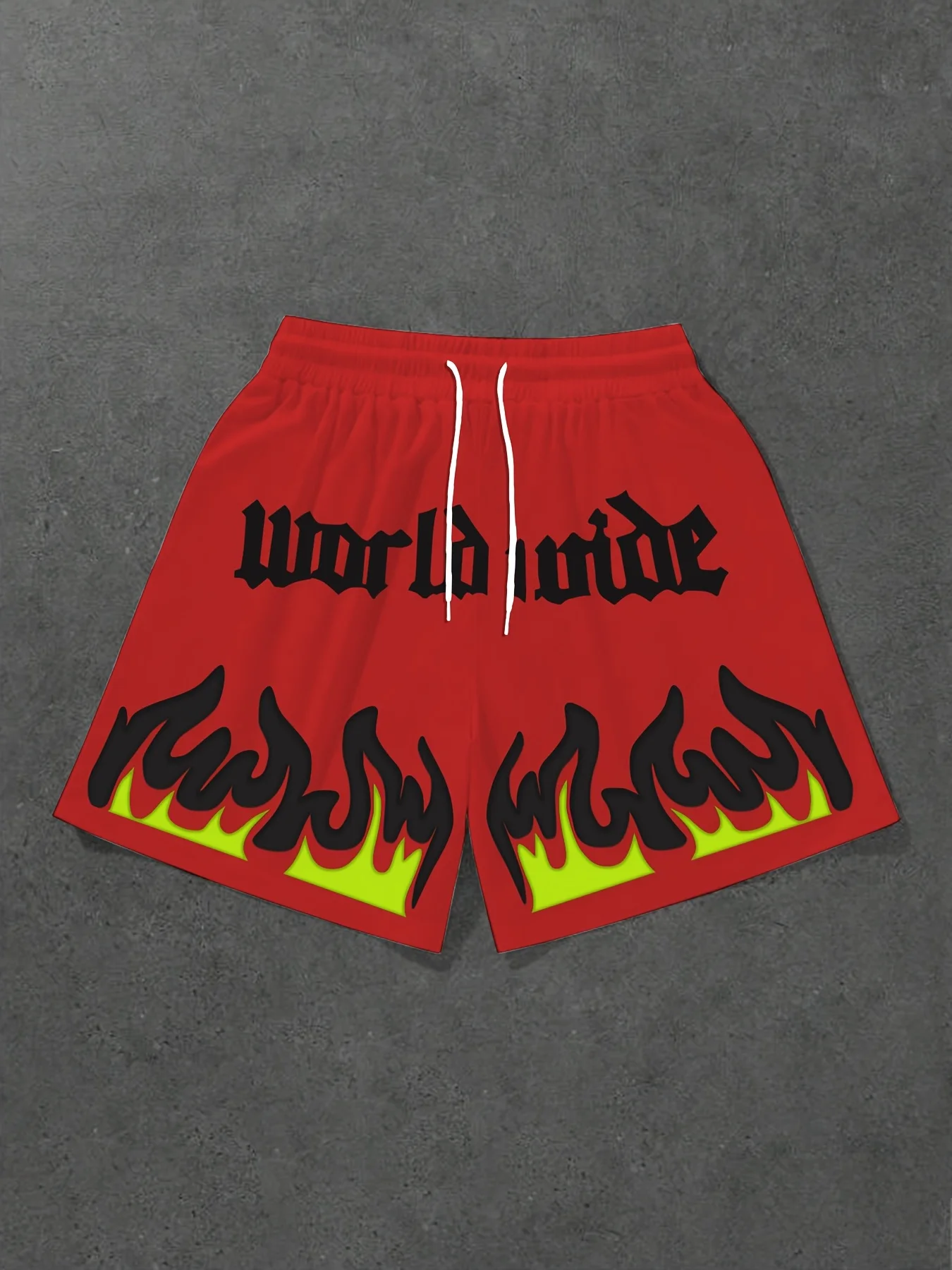 

Весенне-осенние новые мужские спортивные шорты с огненным узором, модные брюки с пентаграммой и принтом, уличные повседневные брюки в стиле Харадзюку