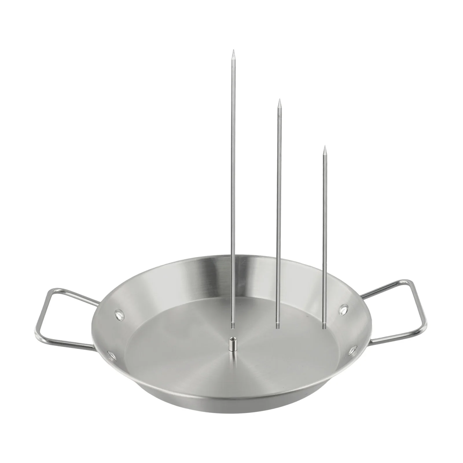 Stainless Steel Vertical Chicken Skewer With 3 Spikes For Shawarma Machine And Al Pastor Rotating Grill BBQ Accessories