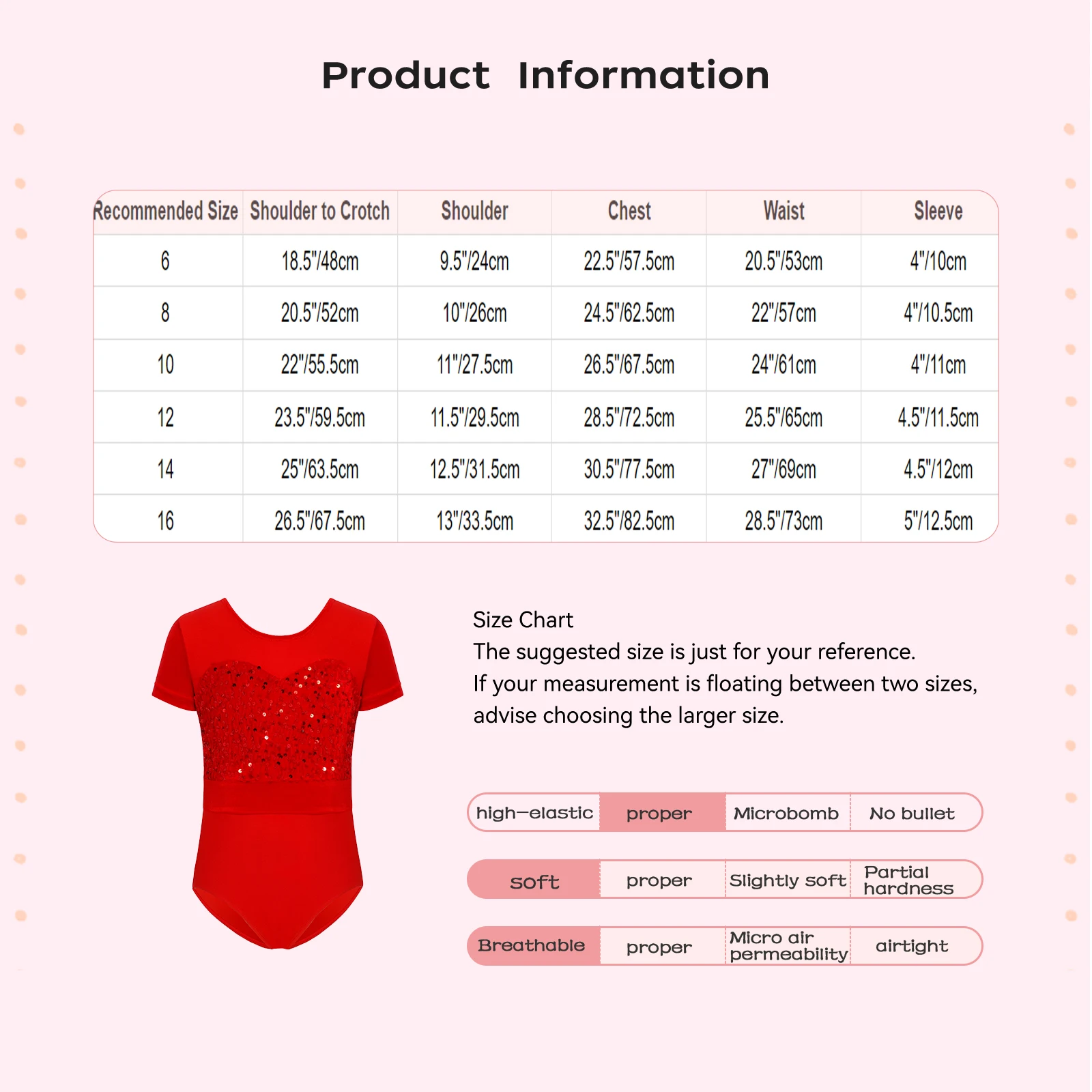 أطفال بنات الباليه ممارسة ملابس رقص الجمباز جولة الرقبة قصيرة الأكمام لامعة الترتر المخملية المرقعة أزرار مفتوحة المنشعب ارتداءها