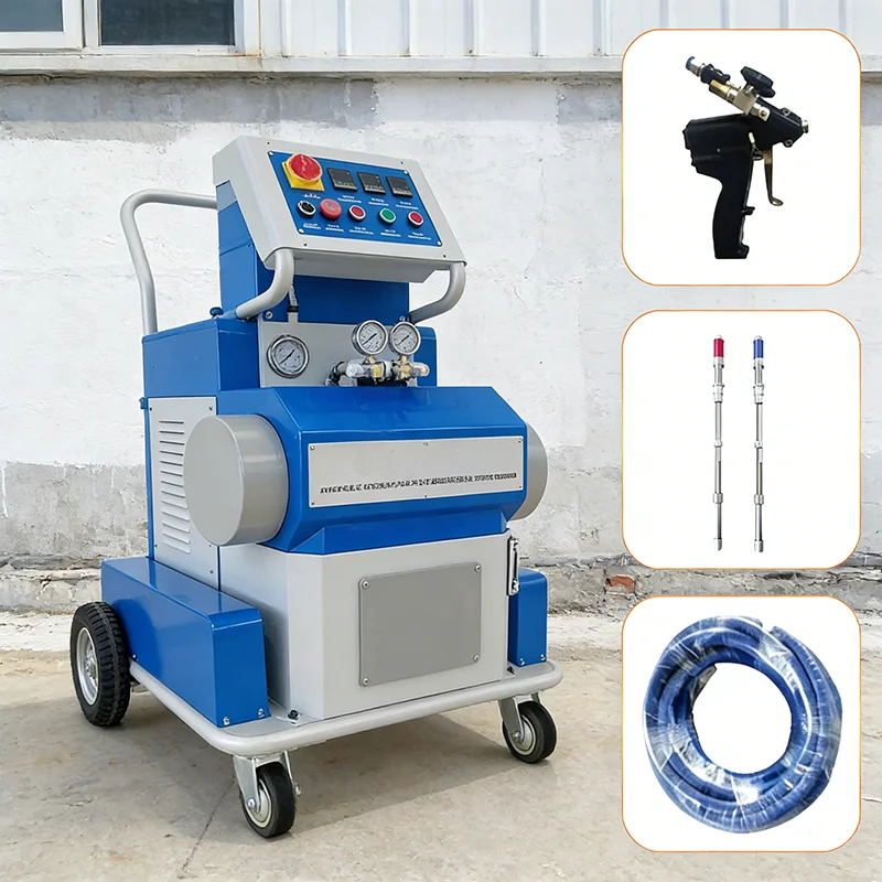 

Industrial Grade Polyurea Spray Foam Machine with Hydraulic Drive and Heated Hose for Mining Application