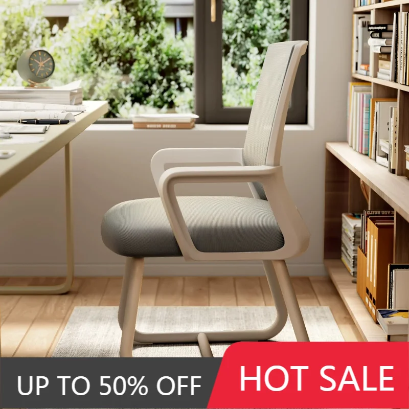 White Upgrade Soft Office Chair Designer Gray Adjustable Comfy Computer Chair Adjustable Grey Silla Oficina Office Furniture