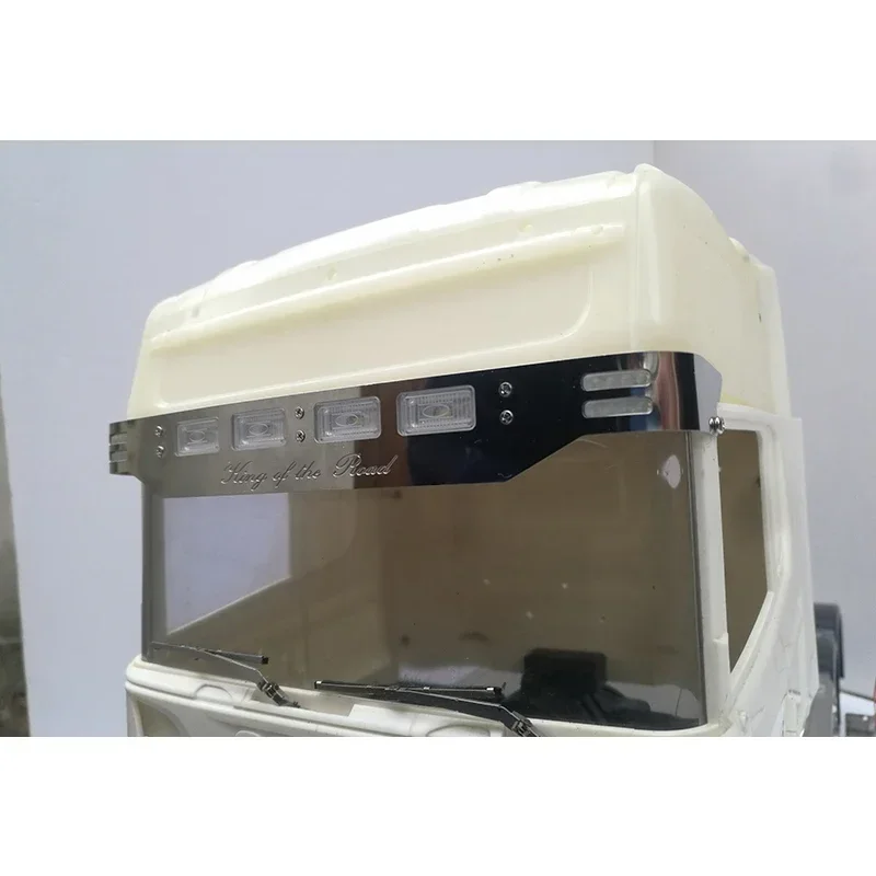 Luces LED para visera para camión Tamiya RC 1/14 Scania R620 56323, piezas de bricolaje para coche