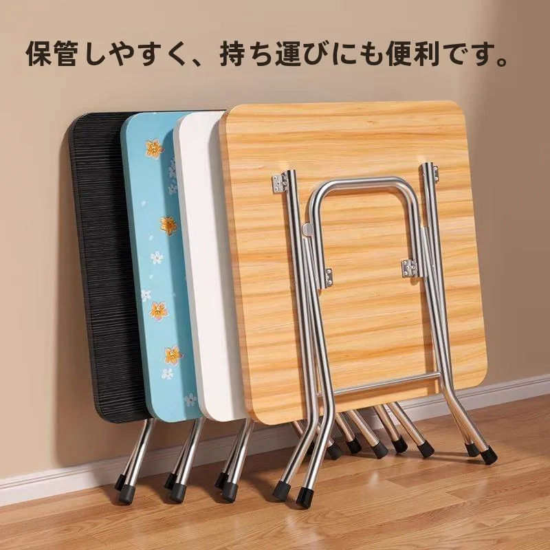 正方形折りたたみ式ダイニングテーブル-ステンレス製-簡単操作-家庭用ダイニングテーブル-48人用-サイズカスタマイズ可能-xスタイル折りたたみ