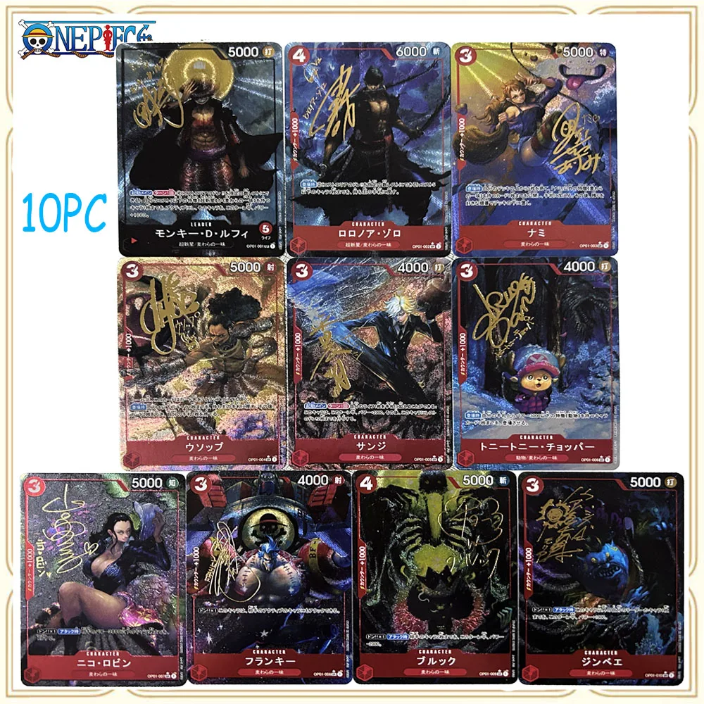 Anime One Piece DIY ACG Rare Glitter Roronoa Zoro Luffy Premium Collectible Cards Boy Play Toys Christmas Birthday Gifts