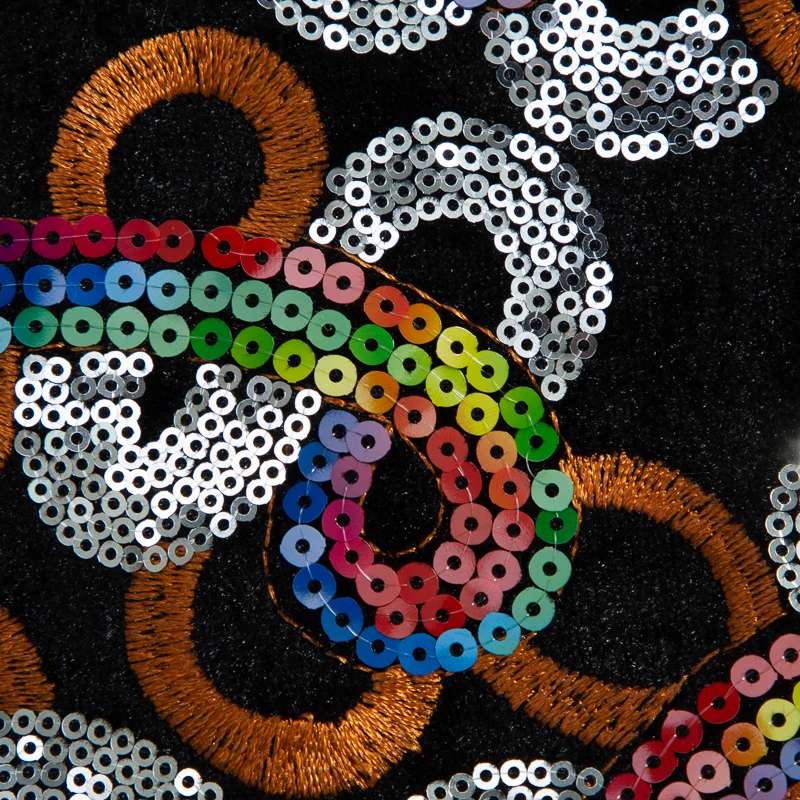 Kalume Africa Velvet Lace Fabric With Sequins High Quality 2023 Nigerian Embroidery Lace Fabric For Party Dress Sew F3284