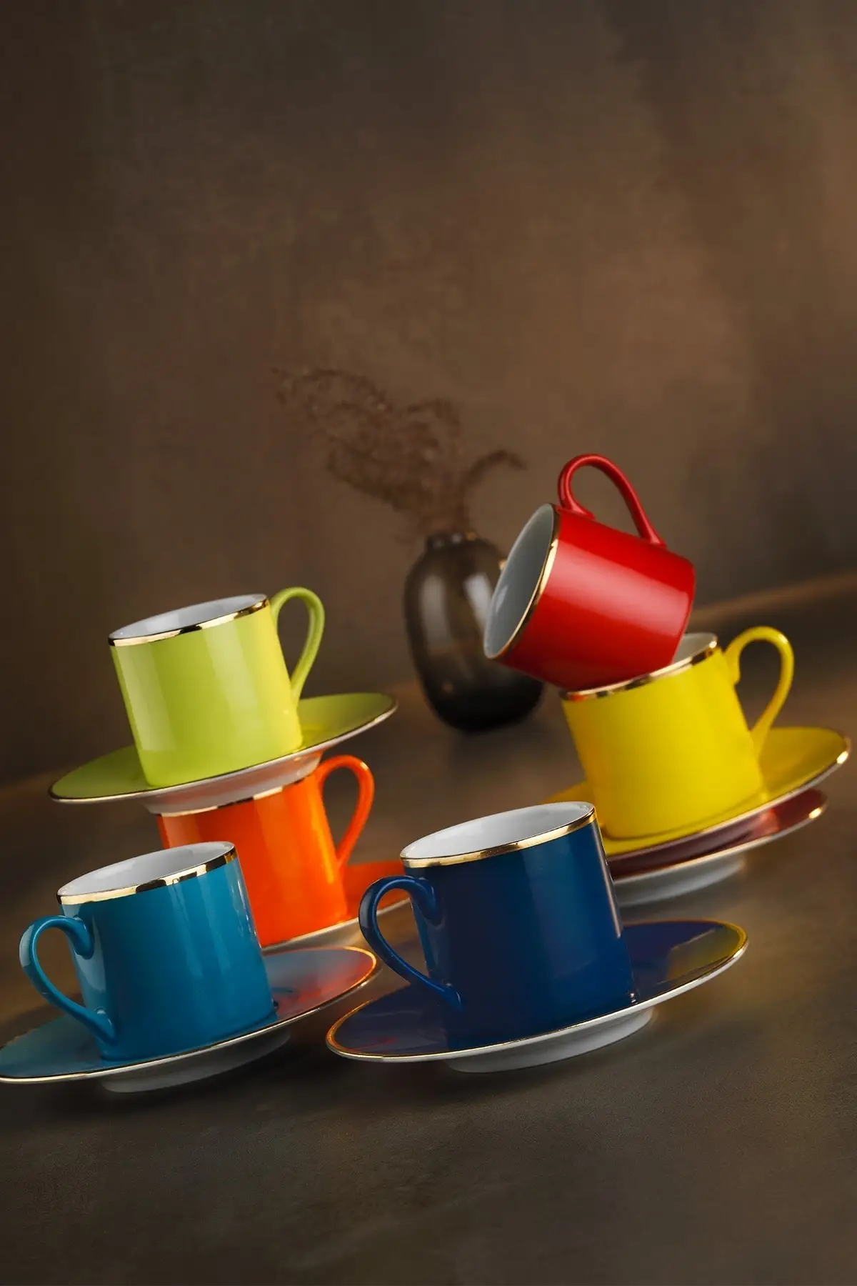 

2022 Dream Colorful Coffee Cup Set Turkishcofee Espresso Filtercoffe Home Gift for Your Loved One