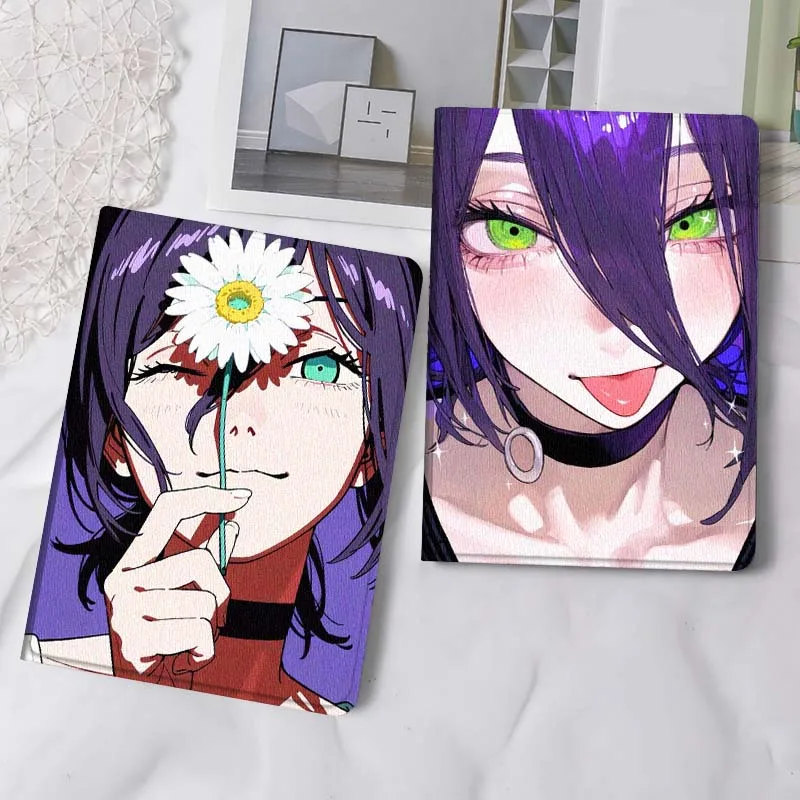 

Chainsaw Man Anime Reze Tablet Case For Samsung Tab Galaxy S6 S11 A A7 A8 A9 A11 10.1 10.4 10.5 Plus Lite Gift