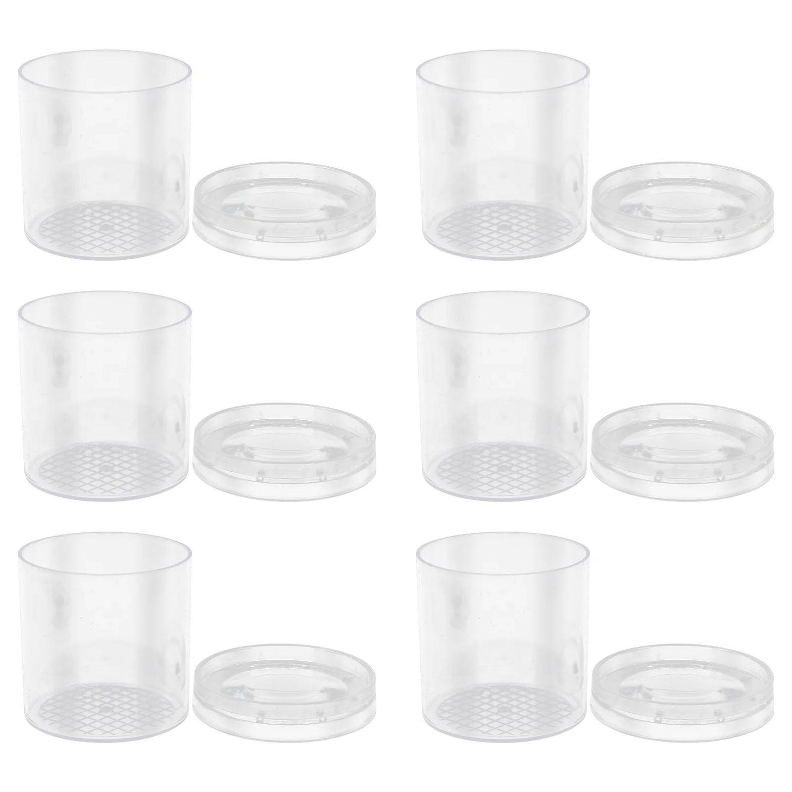 6 Pcs Insect Observation Cup Triple Magnifying Glass Viewer Toy For Kids Magnifier Audlt Toys Jar Plastic Pvc Toddler outside