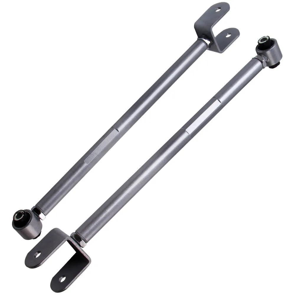 2Pcs Silver Adjustable Rear Camber Control Arm Details for BMW E36 E46 3 Series X3 Z4 Control Arms Suspension Kit