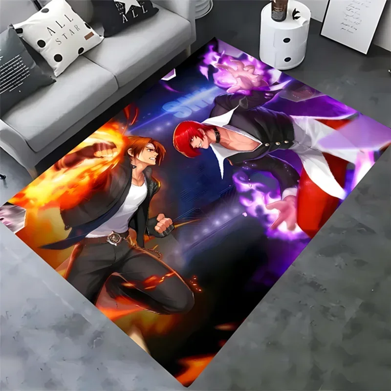 3D the king of fighters all star carpet  living room bedroom home decor garden lawn mat bathroom kitchen carpet birthday gift