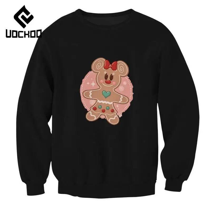 Dwarfs Christmas Cosplay Sweatshirt Xmas Gingerbread Man Couple Pullover Costume Holiday Party Hoodie Autumn Men Women Clothing