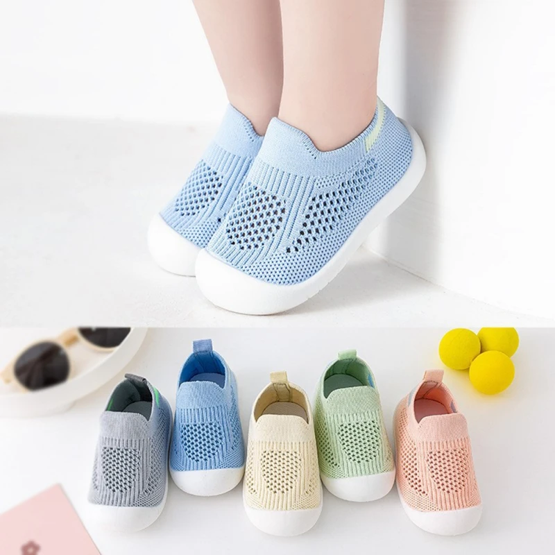 

Summer Toddler Baby Boys Girls Fashion Casual Shoes Solid Color Breathable Infant Low Leg Shoes