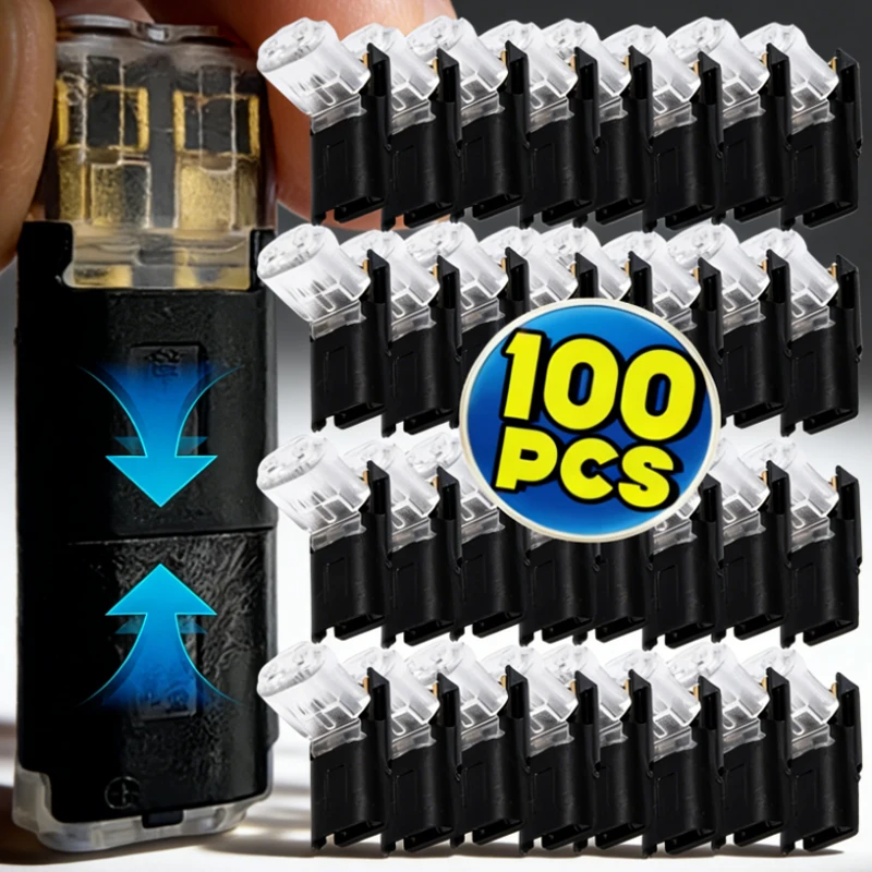 

Auto Wire Cable Connectors Detachable Car Connection Dual-Wire Connector Tool Universal Auto Quick Connector Crimp Terminals