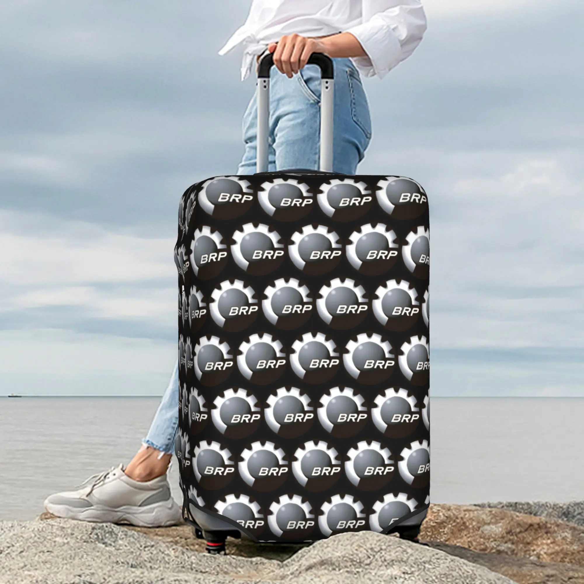 Custom BRP Motorcycle Can-Am Travel Luggage Cover Dust Proof  Suitcase Cover Protector Fit 18-32 Inch