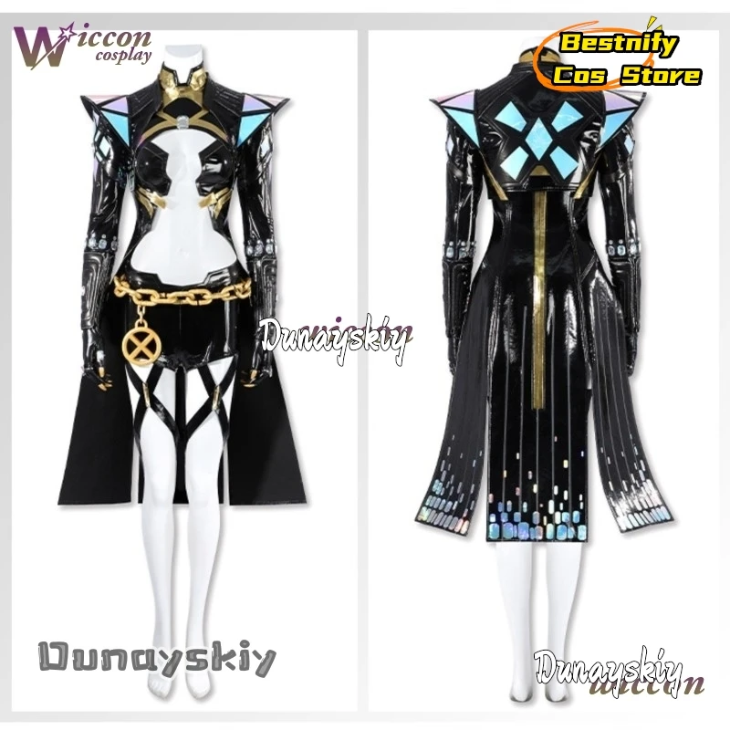 bestnify-abc@game-rivals-cos-emma-frost-costume-cosplay-donna-travestimento-abbigliamento-scarpe-abiti-calzini-cappotto-donna-halloween