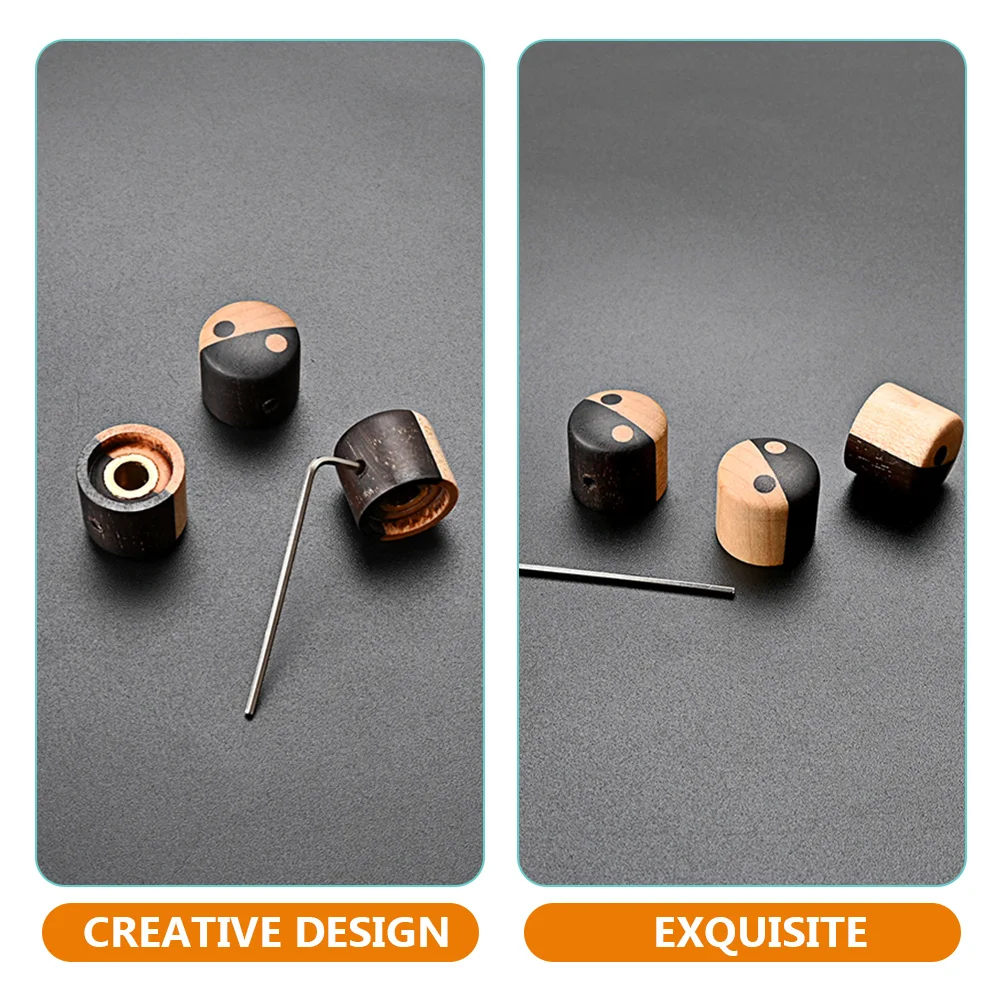 Guitar Knob Volume Knobs Bass Control Caps Electric Potentiometer Sound Tone Instrument Wood Metal Professional