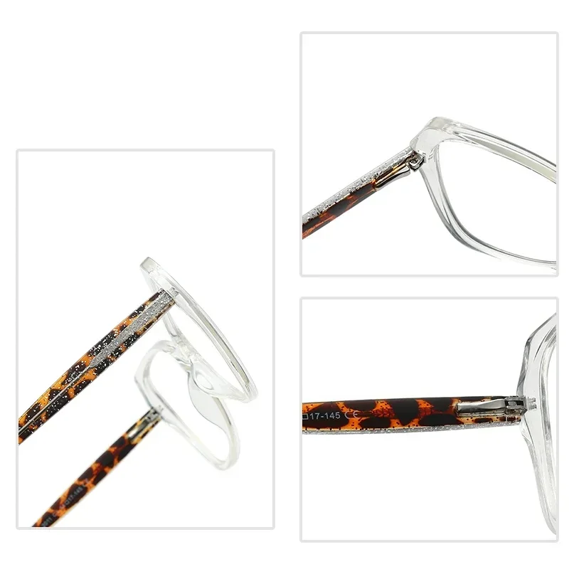 

Модные женские очки в стиле оверсайз, оптические, с полной оправой, пластиковые, новинка, разноцветные, стильные женские очки