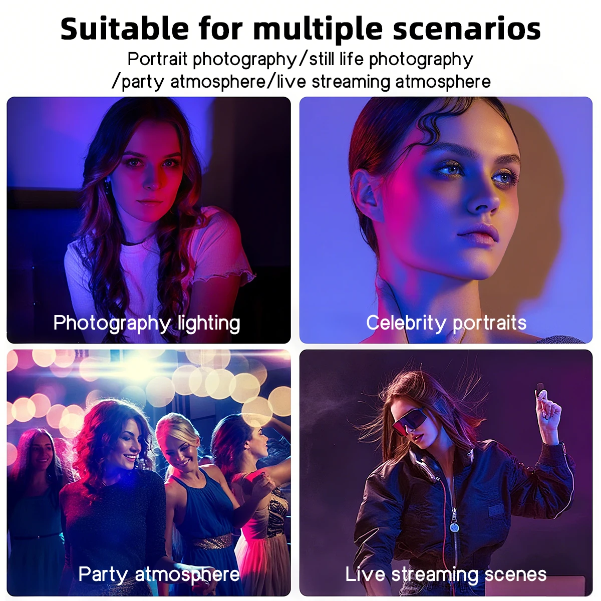Tongkat Lampu LED Genggam Rgb Tahan Lama dengan Desain Mini Portabel Sempurna untuk Perekaman Video Vlogging dan Fotografi
