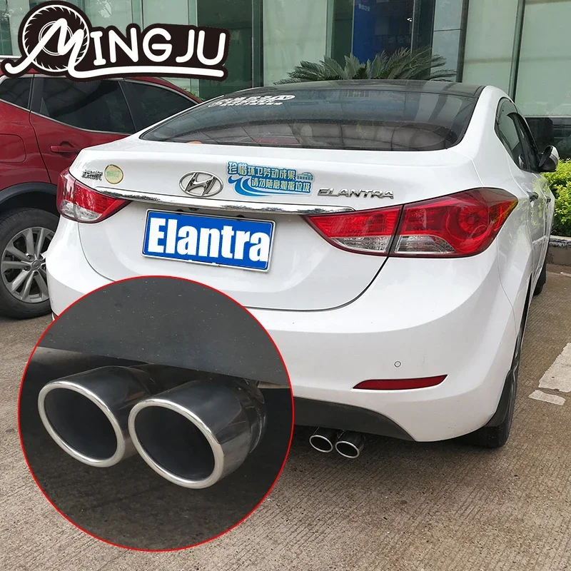 

Автомобильный глушитель из нержавеющей стали, подходит для Hyundai Elantra ix25 ix35 sonata Mistra verna elantra, аксессуары