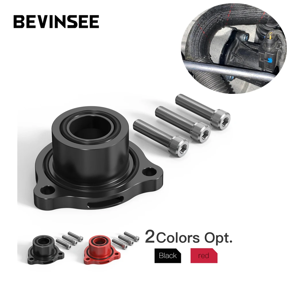 BEVINSEE Atmospheric Diverter Valve Spacer for VW for Golf Mk7 Mk7.5 for GTI for Jetta GLI for Audi A3 8V A4 B9 A5 TT Q5 S3