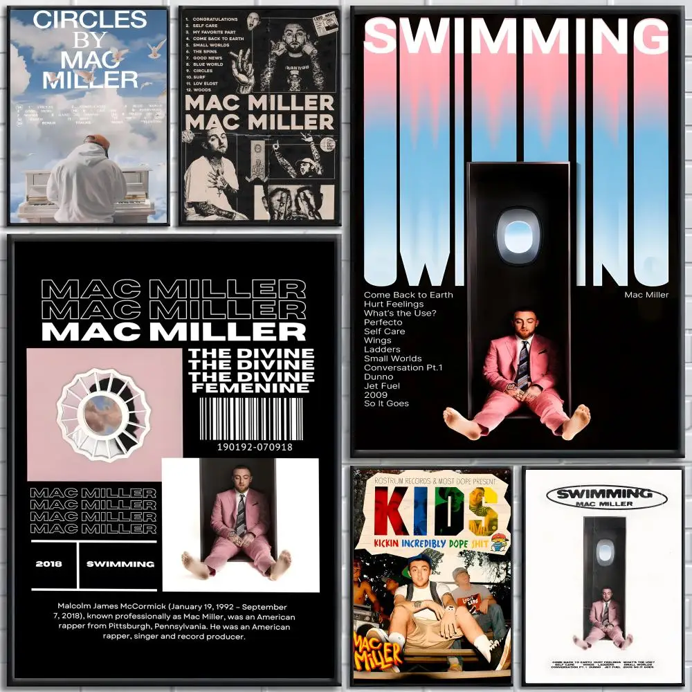 M-Mac Miller Poster High-definition posters, wall art for living room and home decor. Modern home and office decoration.