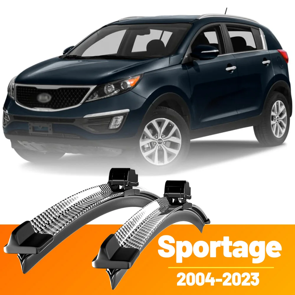 

2pcs Front Windshield Windscreen Wiper Blades Carbon Fibre Wipers For Kia Sportage SL QL NQ5 2004-2023 2016 2017 2020 2021 2022