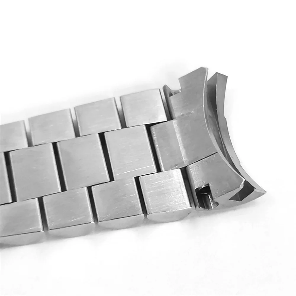 1 PCS 20mm Strap Stainless Steel Watch Strap Three-bead Steel Belt Bracelet for SUB 40MM Watch Case Watchbands Accessories
