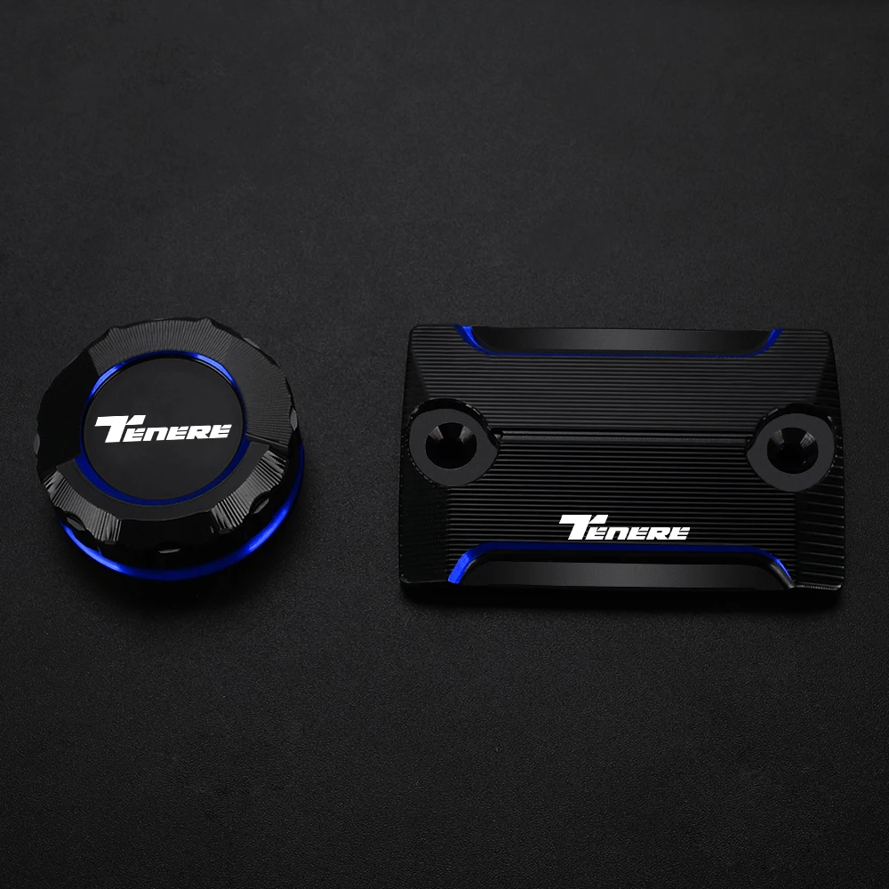 

Motorcycle Front Rear Brake Fluid Reservoir Cover Engine Oil Cap For YAMAHA Tenere 700 TENERE700 2019 2020 2021 2022 2023 2024