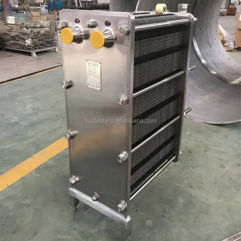 316L Stainless Steel Gasket Plate Heat Exchanger with Bolted Frame for Food Chemical Beverage Processing