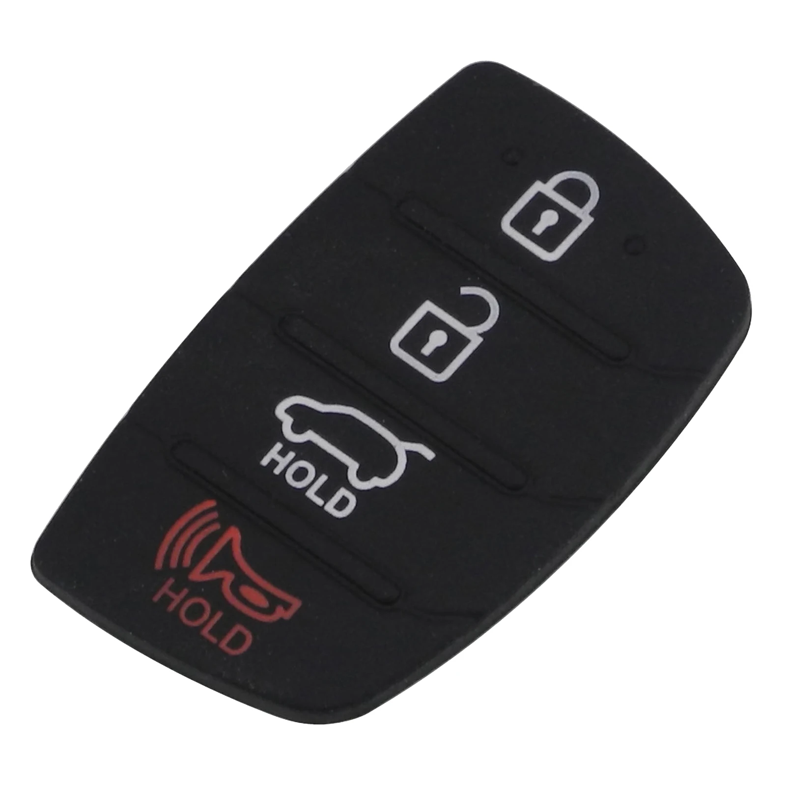 jingyuqin 3/4 Buttons Replacement Remote Car Key Case Silicon Rubber Pad For Mistra Hyundai HB20 SANTA FE IX35 IX45