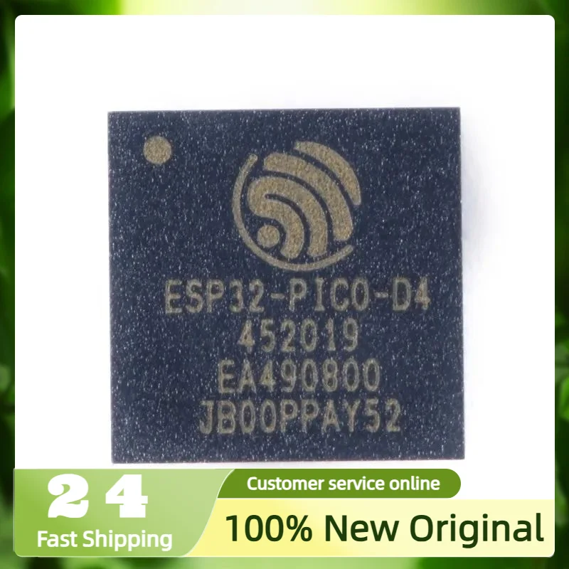 5PCS/LOT New original  ESP32-PICO-D4 QFN-48 Dual-core WiFi BLE Bluetooth-compatible MCU Wireless Transceiver Chip ESP32 PICO D4