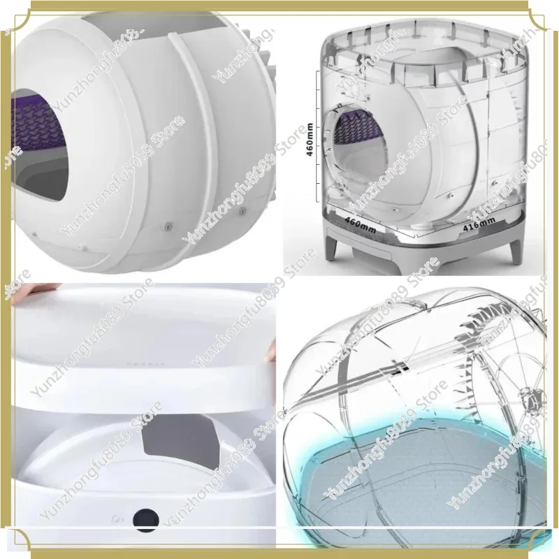 Replacement Drum Roller No Sticky for Automatic Cat Litter Box Drum Replacement Cylinder