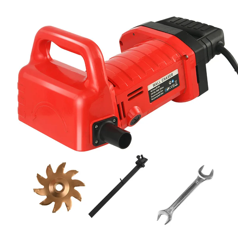 220V 2000W Steken Machine Licht Baksteen Een Eenmalige Vorming Stofvrij High-Power Snijmachine tank Type Slotting Machine