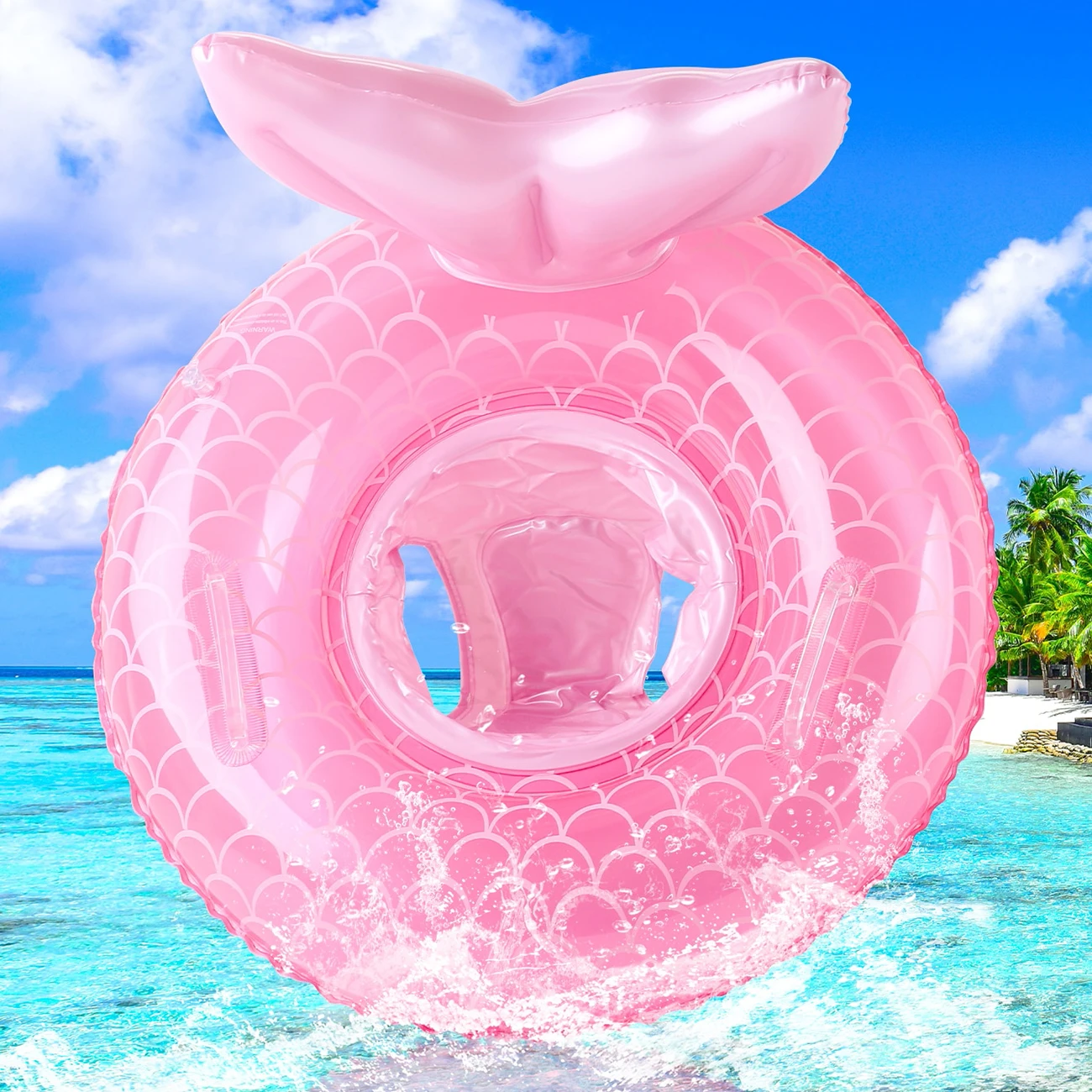 1PC Inflatable Swimming Ring Pool Float Swim Accessory Swim Tube For Water Sports Swimming Circle Swim Float