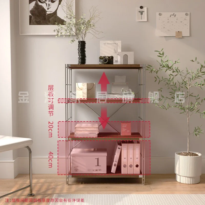 Shelf Floor-to-ceiling multi-layer storage rack Japanese-style simple combination shelf study bedroom living room balcony kitche