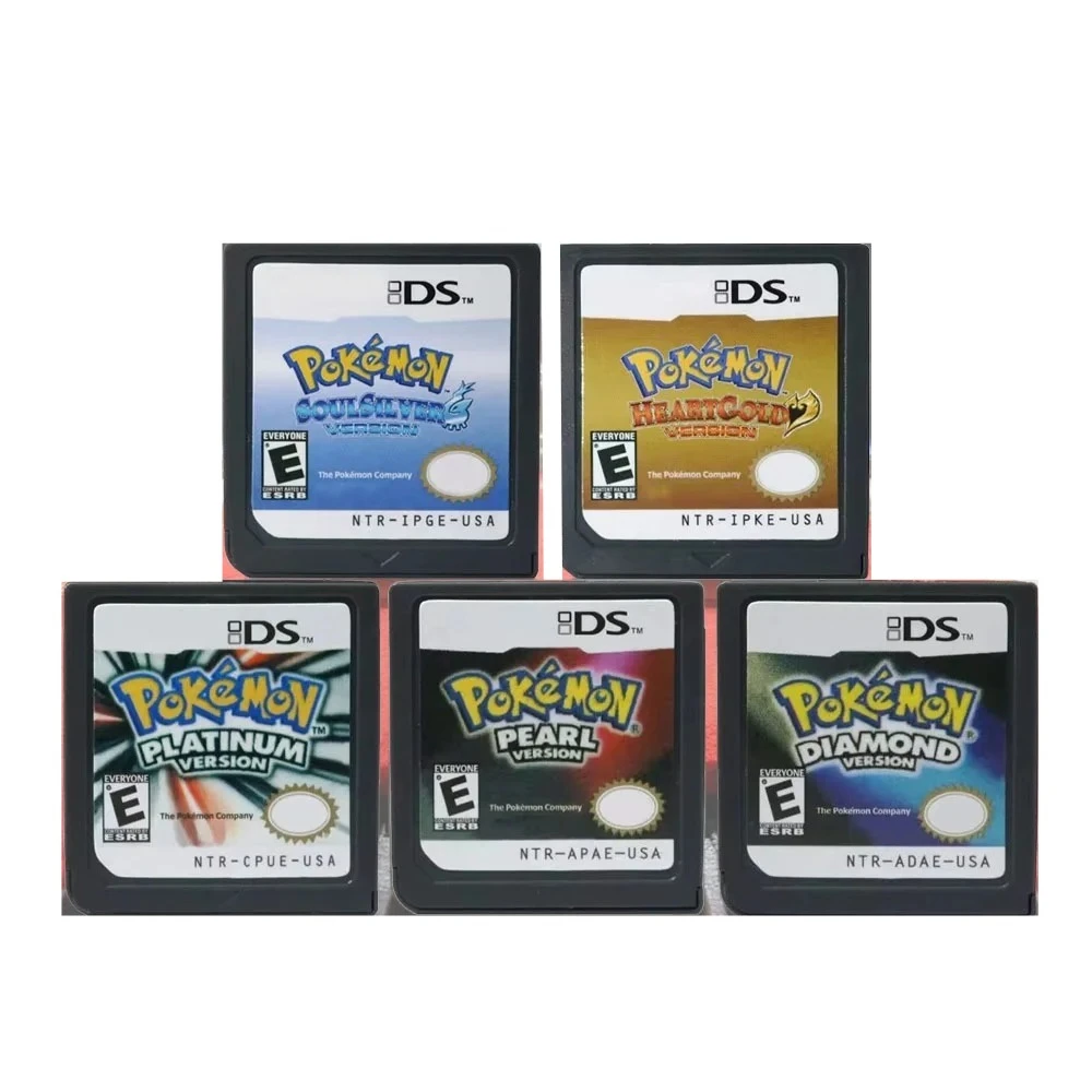 Pokémon-Serie DS-Spielkassette Videospielkonsolen-Karte Platinum Pearl Diamond HeartGold SoulSilver für NDS 3DS – Detail 1