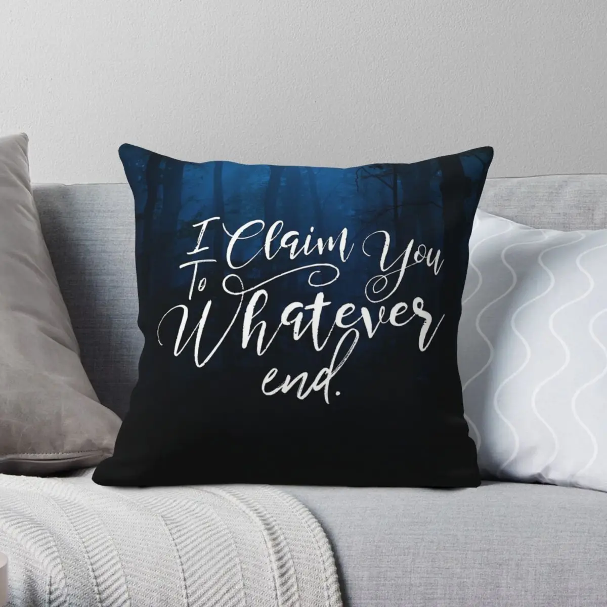 Throne Of Glass To Whatever End Pillowcase Polyester Linen Velvet Creative Zip Decorative Car Cushion Cover