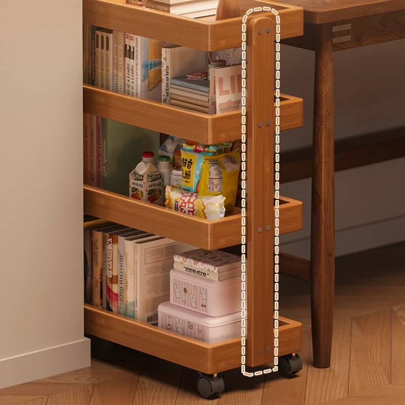 مكتب غرفة المعيشة تخزين خزانة الرف نقل أثاث المنزل تخزين خزانة شرفة الخيزران الأثاث Casiers Et Casiers MHSNJ