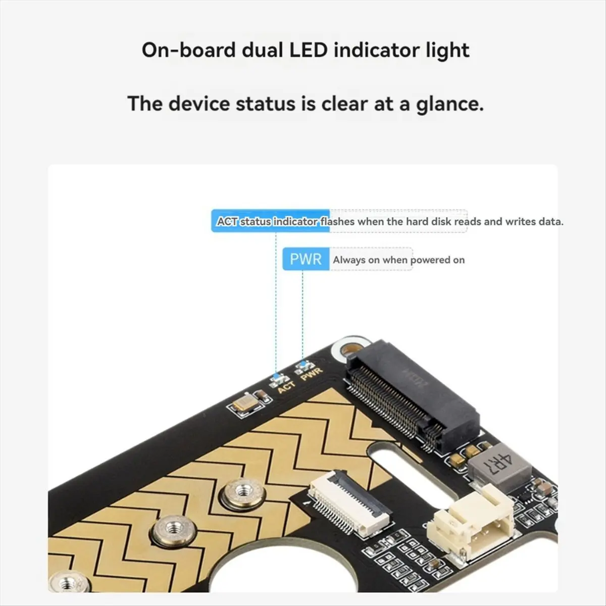 SWXF  PCIe to M.2 Adapter Board for 5 8Gbps Transfer Module Hard Disk Read/Write Faster Module