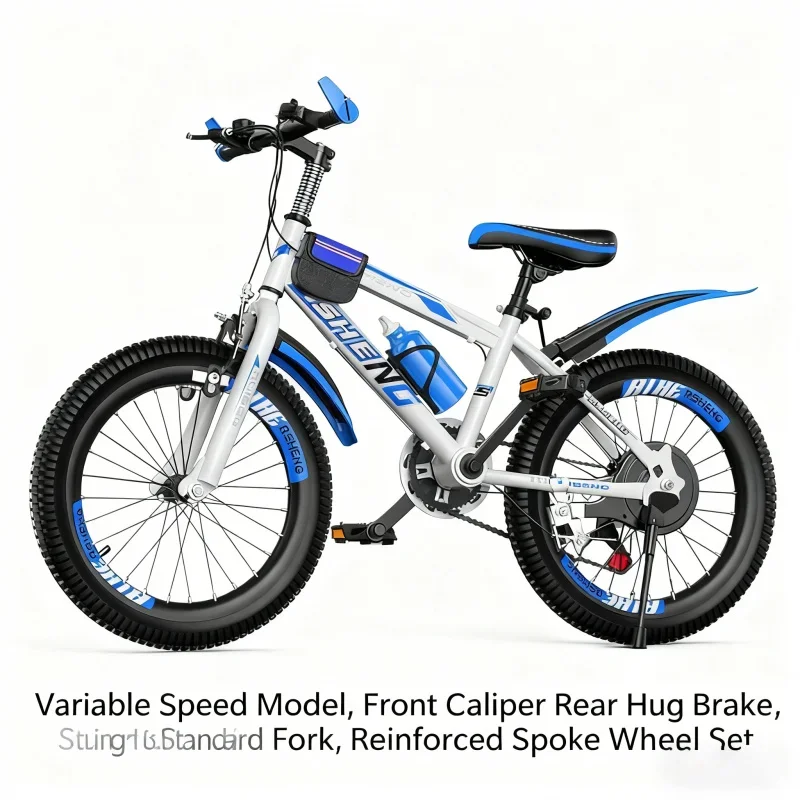 

Детский горный велосипед с регулируемой скоростью, белый и синий, высококачественная подарочная упаковка, 18-26 дюймов, велосипед для мальчиков и девочек
