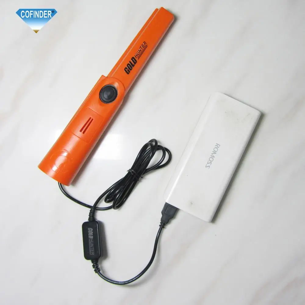 Free shipping Gold Hunter TMR rechargeable industrial handheld metal detector underground gold metal detector nail detector