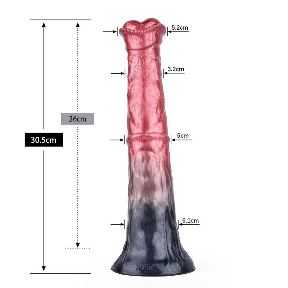 ROUGH BEAST Big Horse Dildos with Suction Cup for Sex Machine,Silicone Multi Color Animal Dildos Sex Toys for Women Men