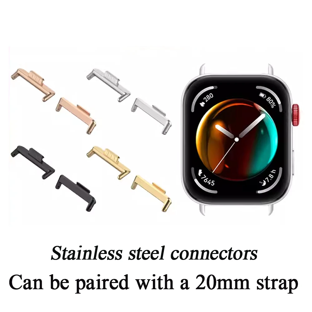 Adapter For Huawei Watch Fit 3 accessories Strap Smartwatch 316L Stainless Steel Connector correa bracelet for Huawei fit3 band