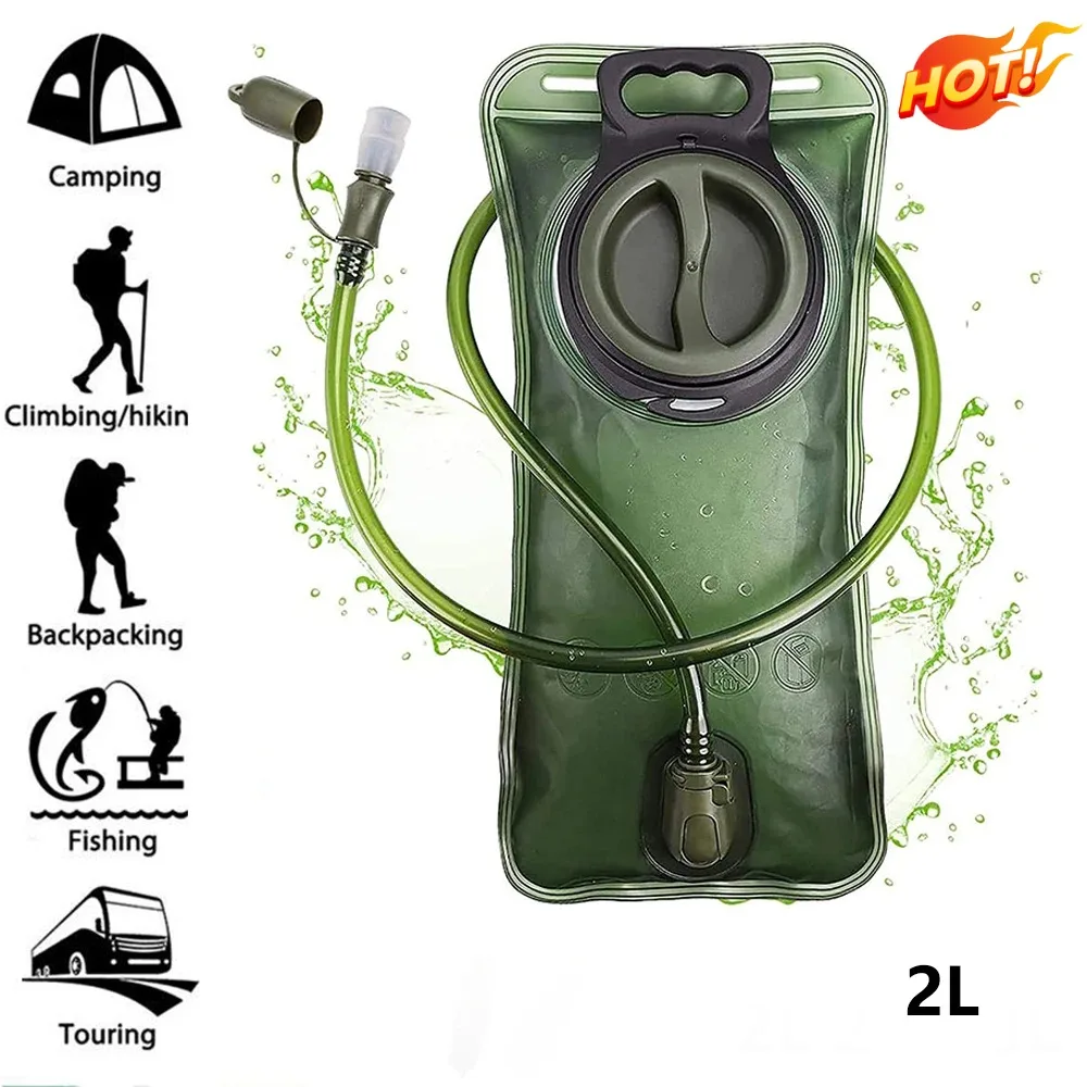 Рюкзак для гидратации водяного пузыря, 2 л, большая емкость, мешки для воды из ЭВА, резервуар для бега, езды на велосипеде, сумка для хранения гидратации воды