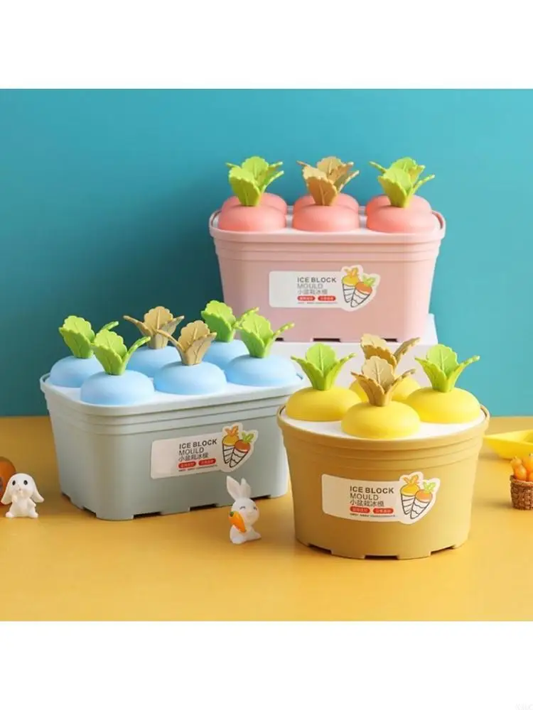 Ice Cream Ice Mold Portable Popsicles Moulds Ball Maker Baby DIY Supplement Accessories PP Material X3UC